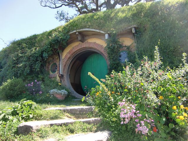 buco hobbit signore degli anelli hobbiton