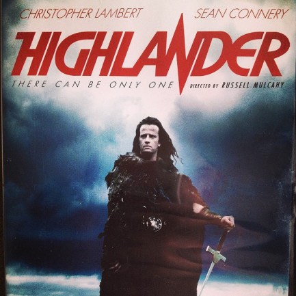 locandina highlander spada perfetta immortale
