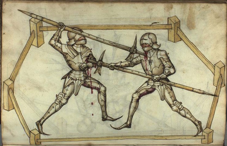 duello cavalieri azza armatura pesante