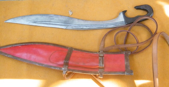 falcata iberica falcione spada celtica