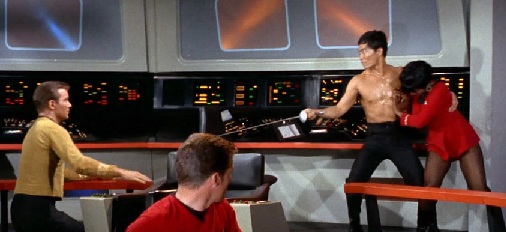 sulu uhura kirk star trek spada