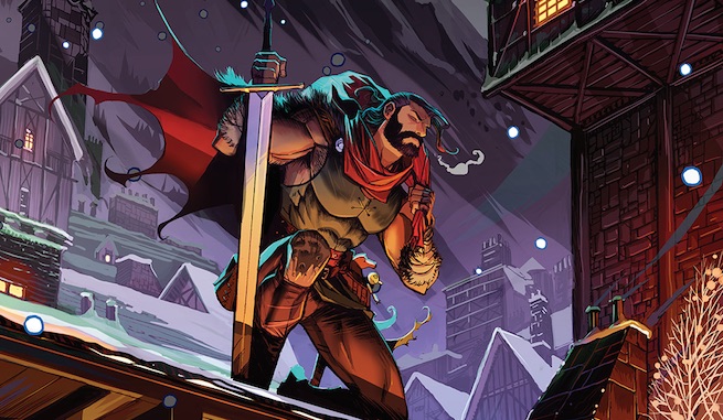 fumetto klaus babbo natale la spada perfetta