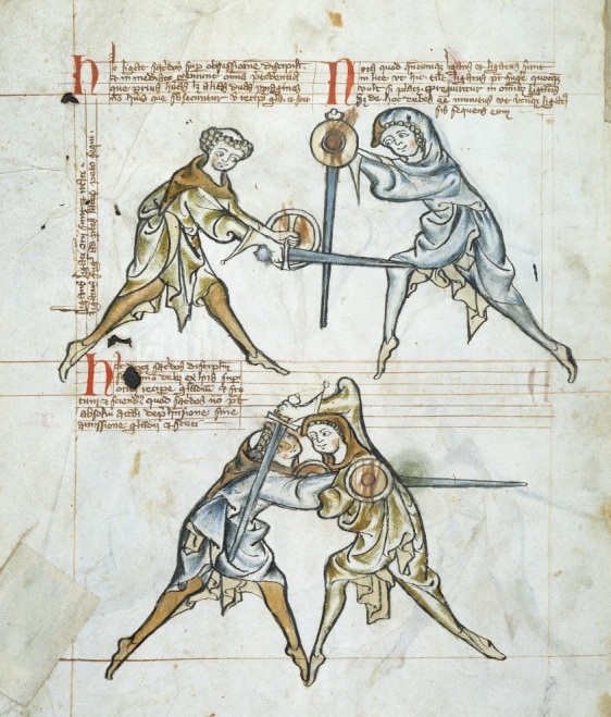 manoscritto i33 scherma spada e brocchiero