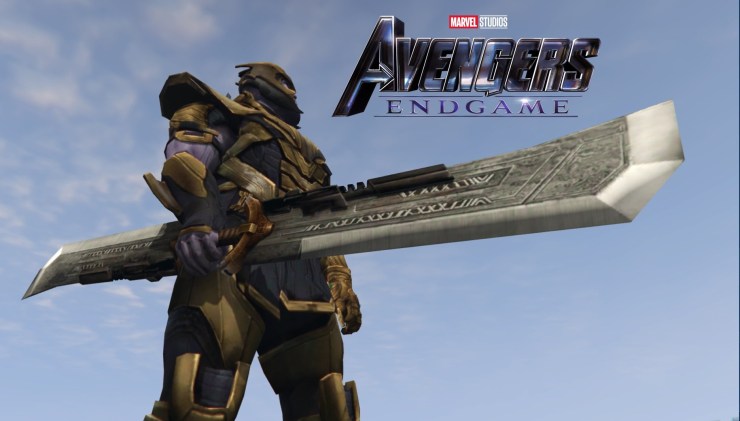 spada di thanos avengers endgame