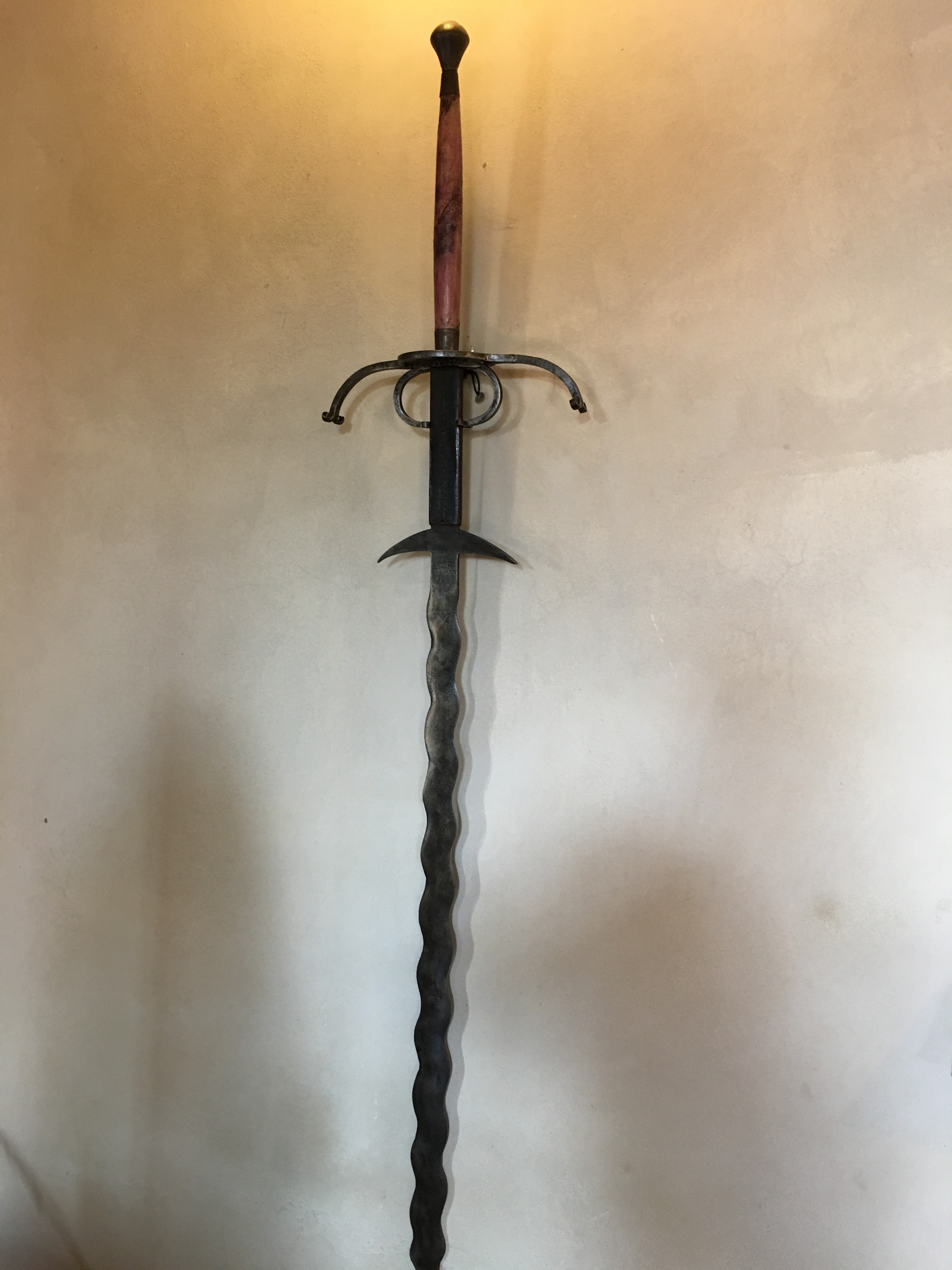 spadone flamberga alla rocca sforzesca di imola