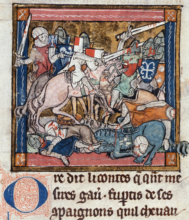 Sir gawain o galvano in un manoscritto medievale